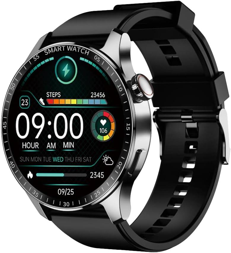 Smartwatch para Homem + Auriculares Bluetooth